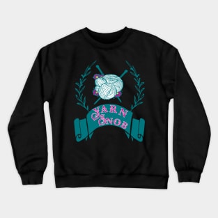 Yarn Snob knitting crochet Crewneck Sweatshirt